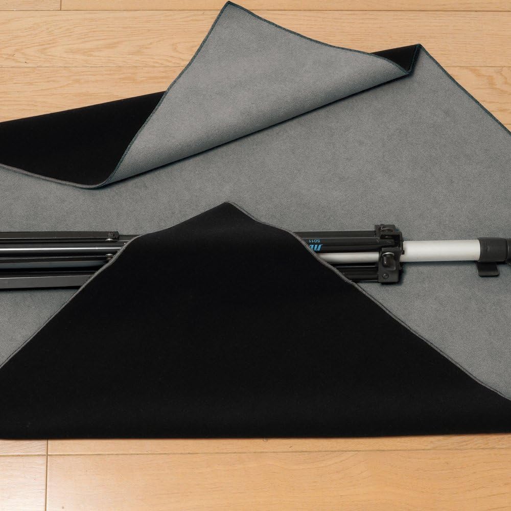 Furoshiki that sticks just by rolling it! Easy Wrapper XL (710 x 710 mm) Black JHT9574-XBK