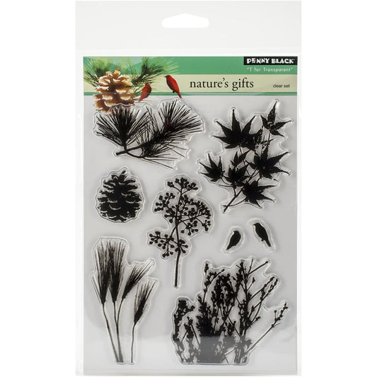 "penny Black Clear Stamps 13cm"x 7""-nature