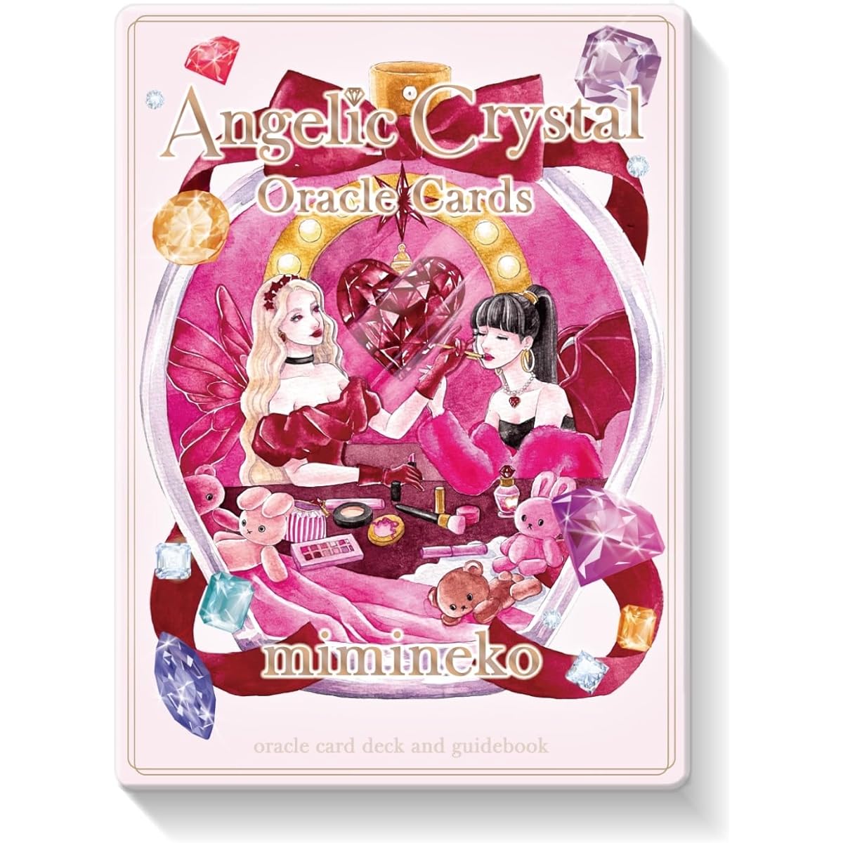Oracle Card Power Stone Angelic Crystal Oracle Cards Angelic Crystal Oracle Card Supervised by mimineko Tarot Natural Stone [Japanese manual included]