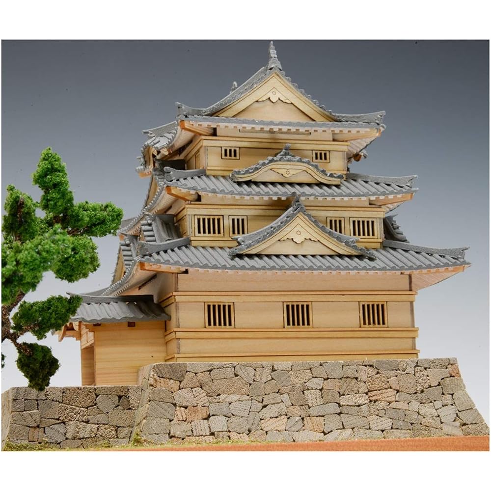 Woody Joe 1/150 Uwajima Castle Wooden Model Assembly Kit