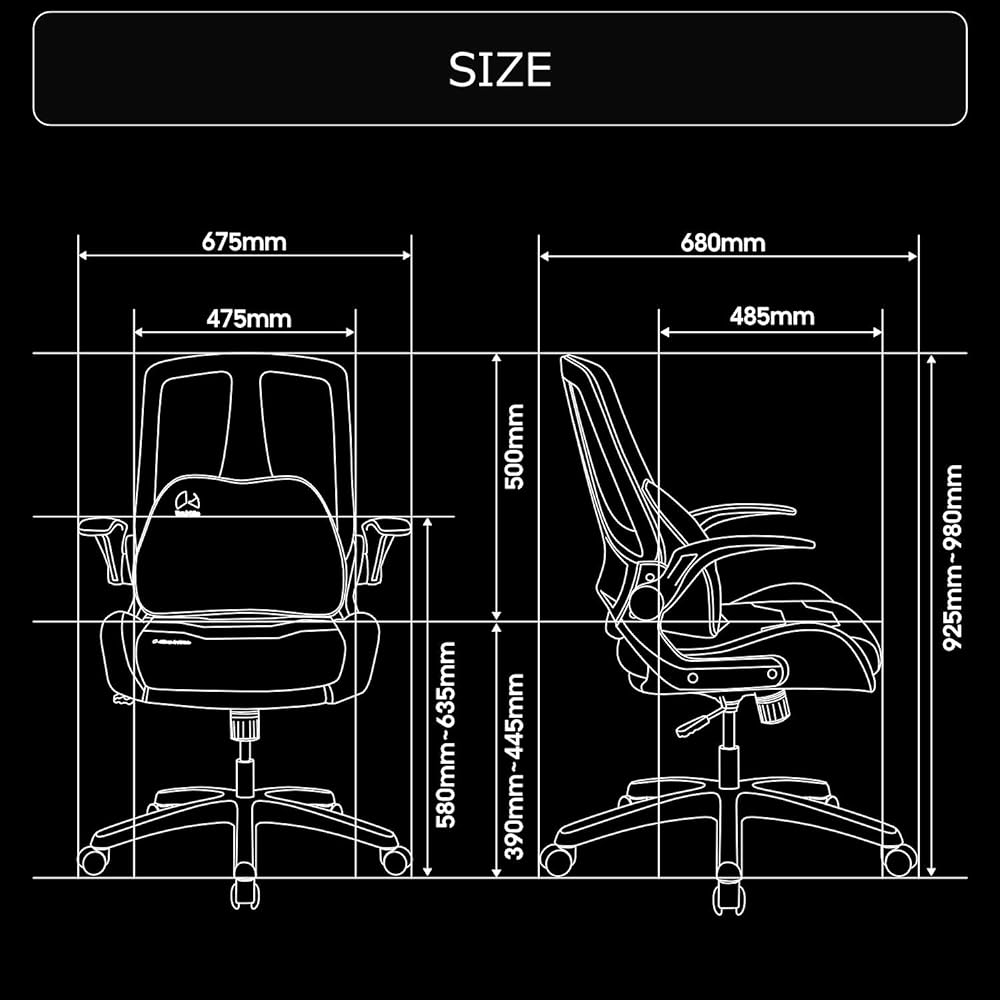 Bauhutte Gaming Chair G-130-GN Office Chair Desk Chair Computer Chair Fabric Mesh