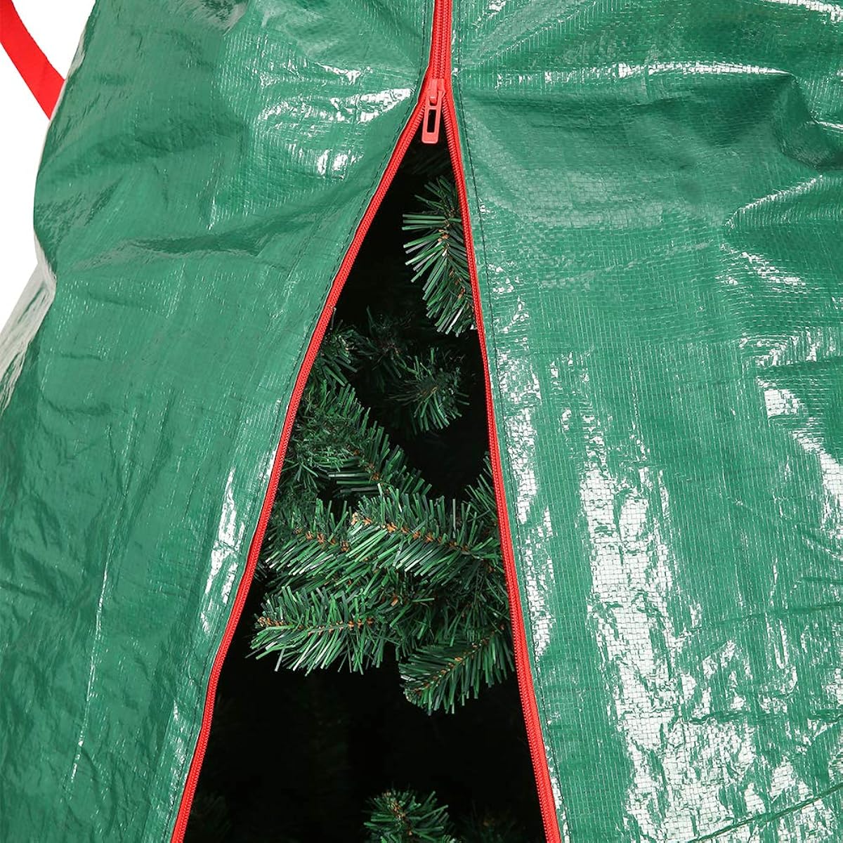 Sattiyrch Upright Christmas Tree Storage Bag - Tear-Resistant Material for Extra Durability - Holds up to 7.5 Feet Assembled Tree