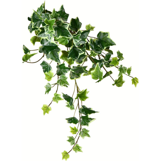 Vickerman Hanging Ivy Bush for Everyday Use, Green, 18 Inch, Green