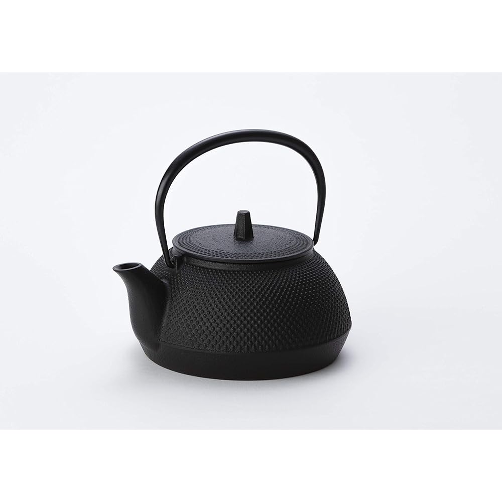 Iwachu Iron Kettle Black Baked 0.65L Iron Kettle Dual Use Teapot 5 Type New Arale IH Compatible 12822