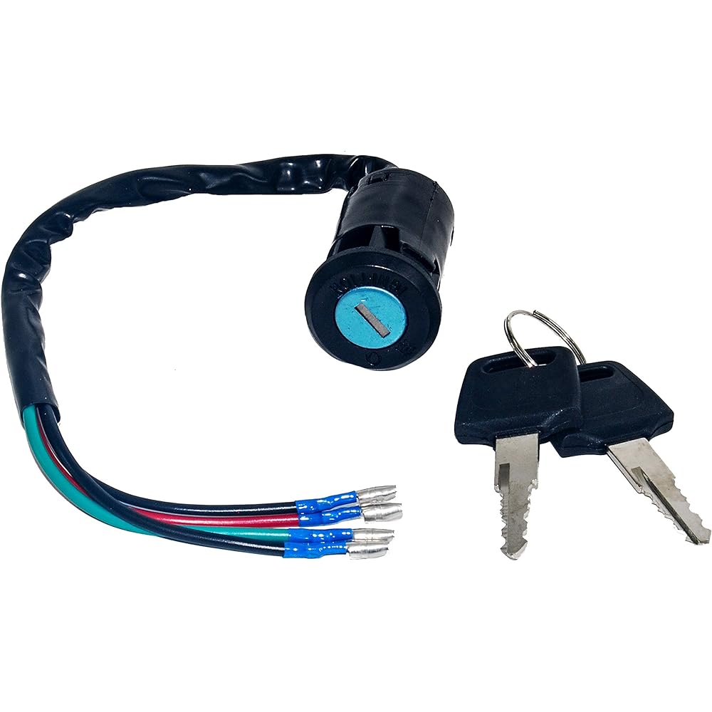 Key Ignition Switch OZ-USA On-Off Motorcycle Dual Sport Dirt Bike ATV Universal Supermoto MX