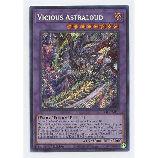 Vicious Astraloud - CYAC-EN036 - Secret Rare - First Edition