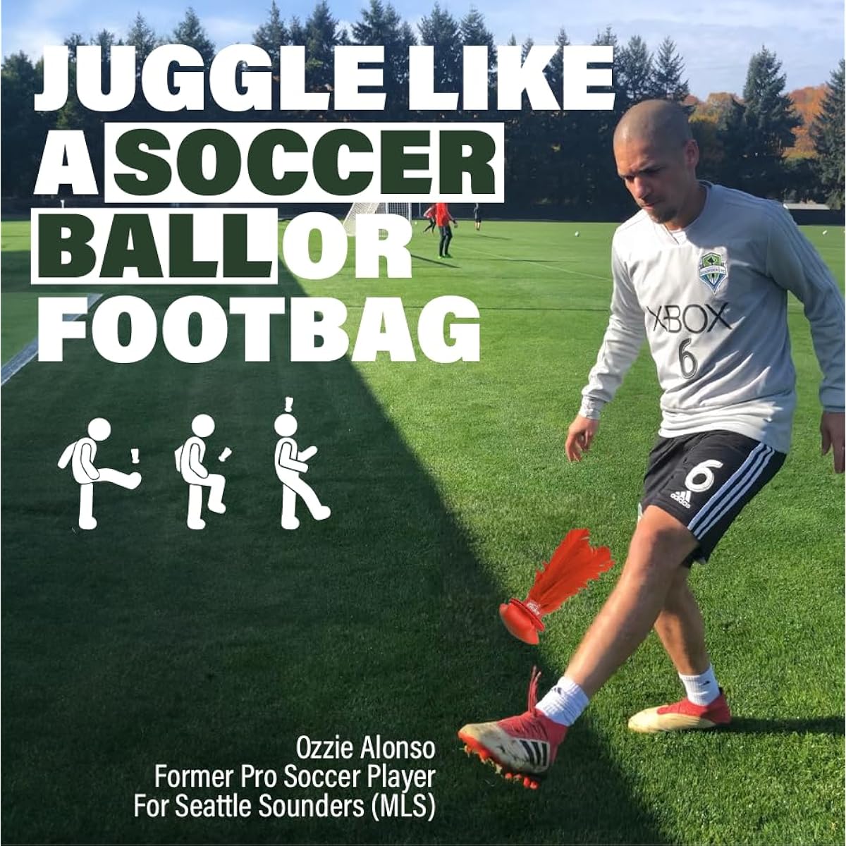 Kickit | Original Birdie Soccer Trainer | Play Outdoor/Indoor/Backyard/Beach/Tailgate