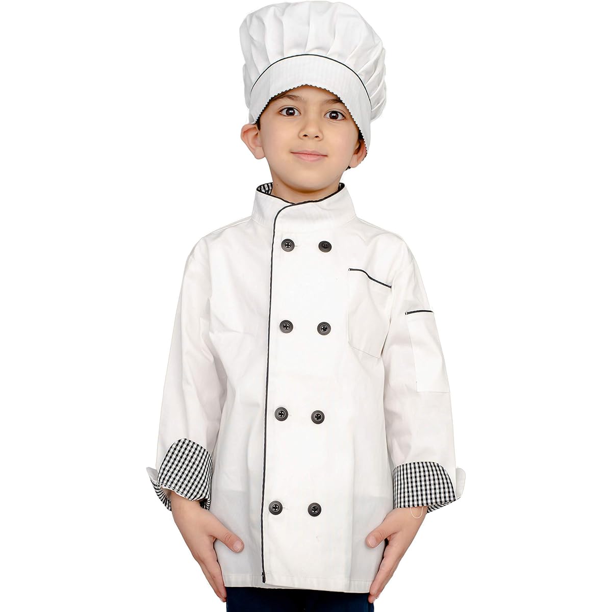 Custom Kids Chef Hat and Jacket Halloween Costume Customizable
