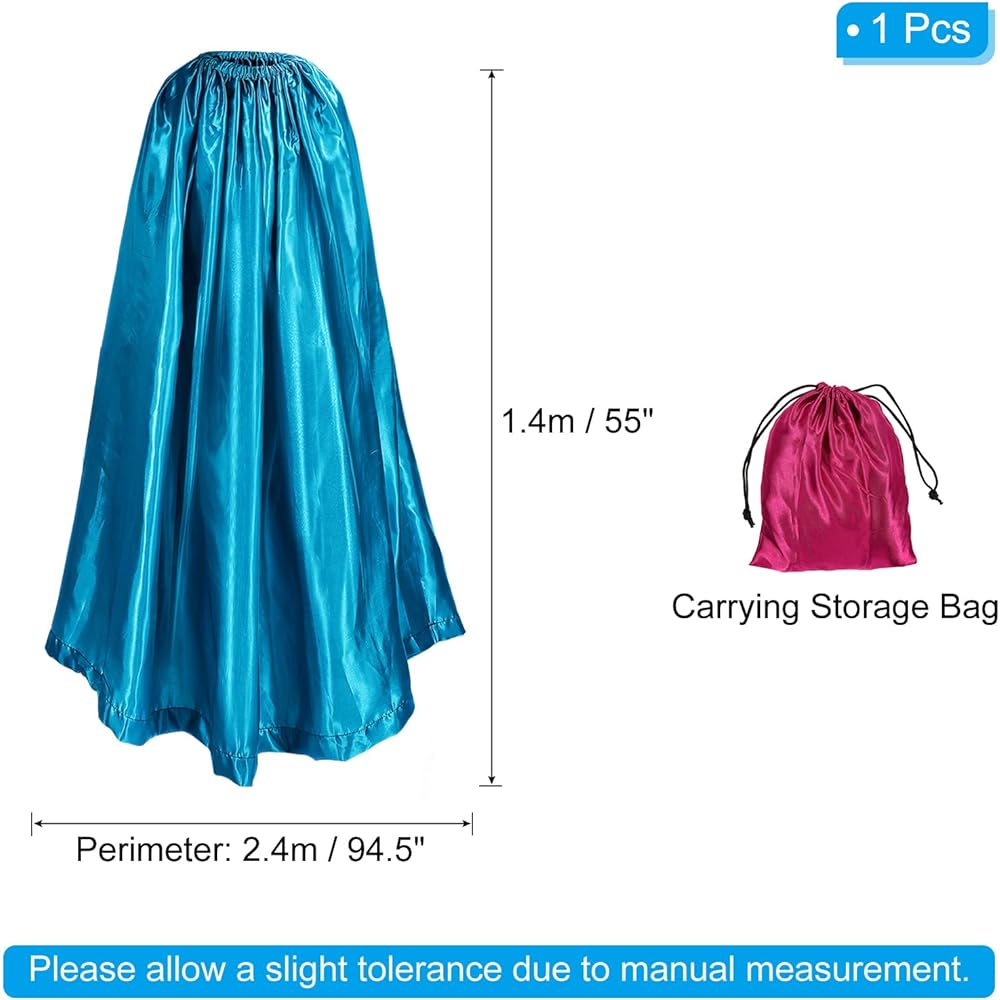 PATIKIL Portable Changing Room 1.4M Length Instant Dress Up Cover Up Tent Privacy Shelter for Beach Boat Camping Contest Teal Blue