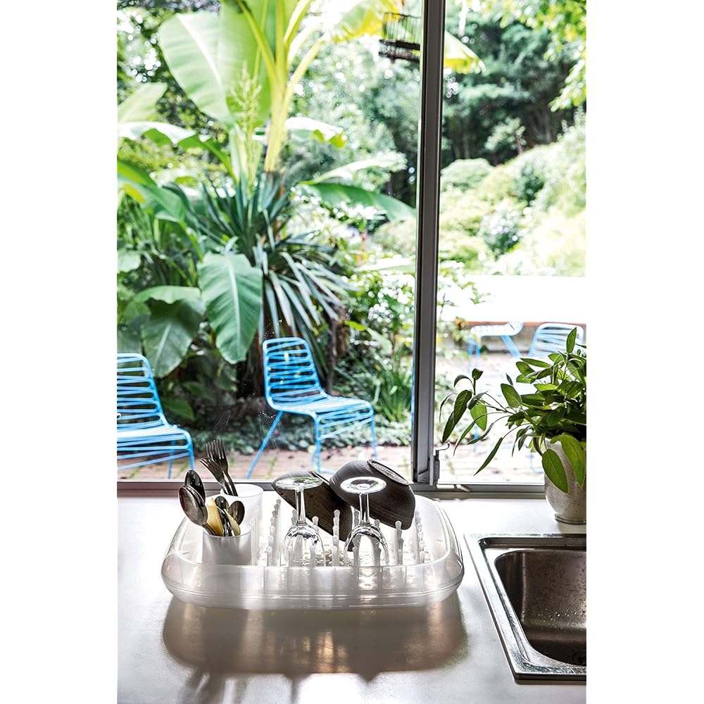 Magis Drainer Rack Dish Doctor Clear 46x10x39cm [Genuine Japanese Product] AC022