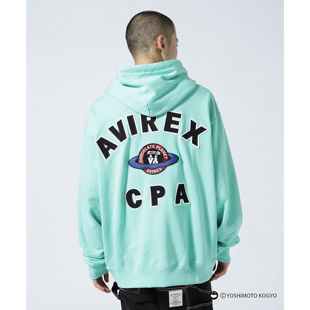 [Avirex] CHOCOLATE PLANET SPECIAL PULLOVER HOODIE/Chocolate Planet Special Pullover Sweat Hoodie Men's 783-2231011