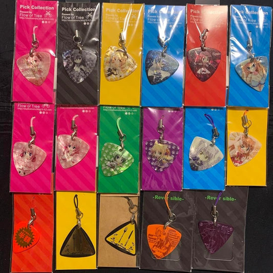 Anime Guitar Pick Strap Set Puella Magi Madoka Magica etc. Comiket