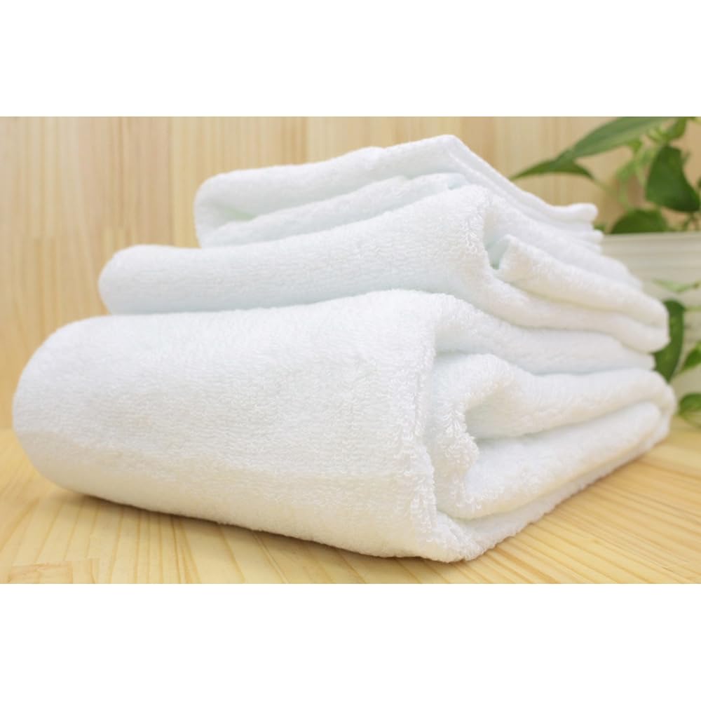 Imabari Towel Bath Towel Ideazola Premium White Hotel Shower Towel White