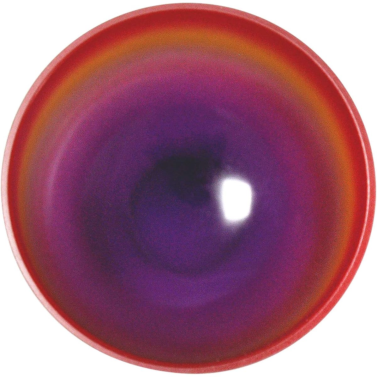 Jindian 432Hz Crystal Bowl C Note Singing Bowl with Mallet 8'' Singing Ball Chakra Meditation Yoga Rainbow