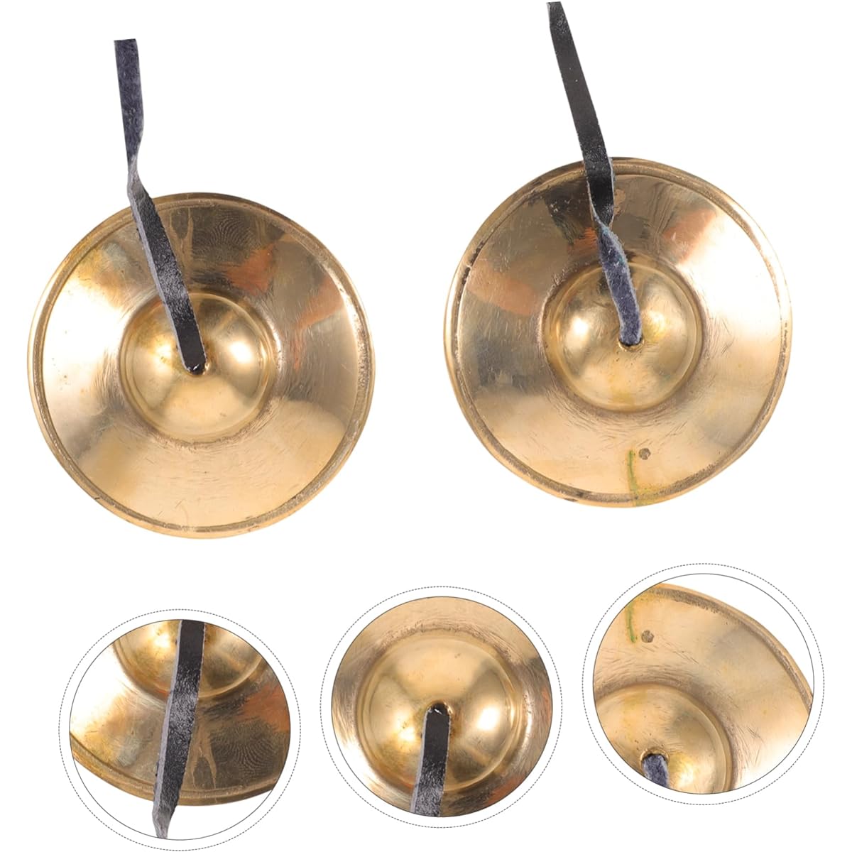 VICASKY Set of 5 Pure Copper Bells Chingsha Cymbals Bells Cymbal Chimes Tingsha Chimes Kidcraft Playset Tingsha Cymbals Bells Kids Playset Kristen Bell