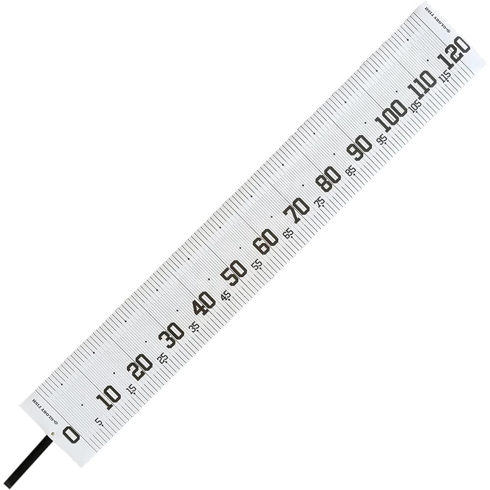 Glory Fish Measure 120cm Compact Scale Wide White USC-003