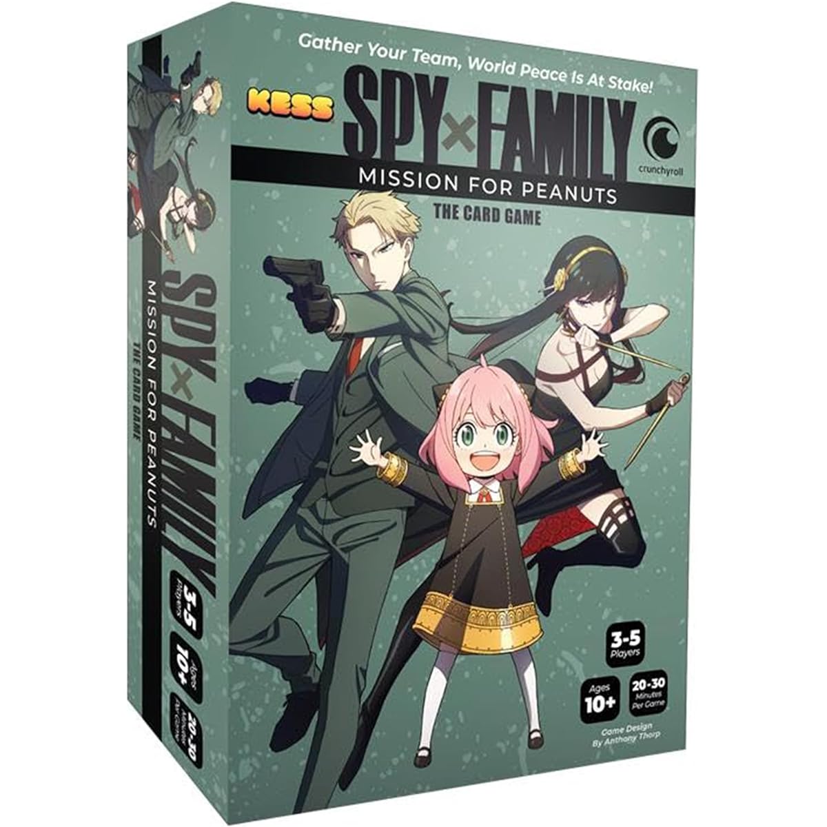 KESS "Spy X Family" Board Game Peanuts Mission 3-5 Indoor Play Ages 10+ Playtime 20-30 Minutes Japanese Manga Anime