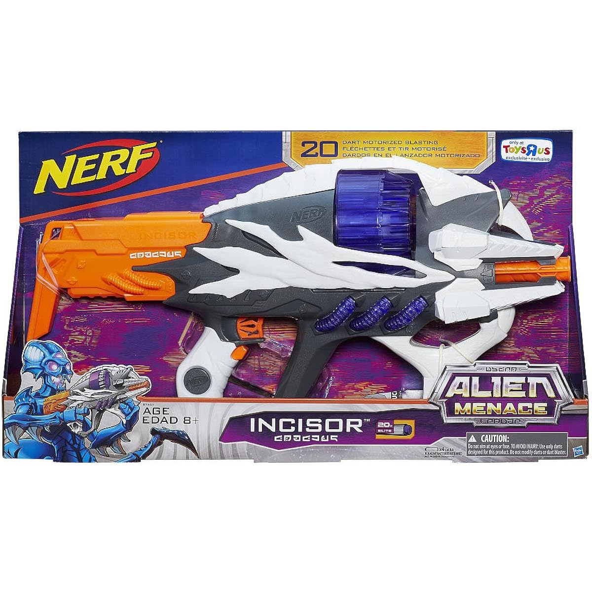 NERF Alien Menace Incisor Blaster