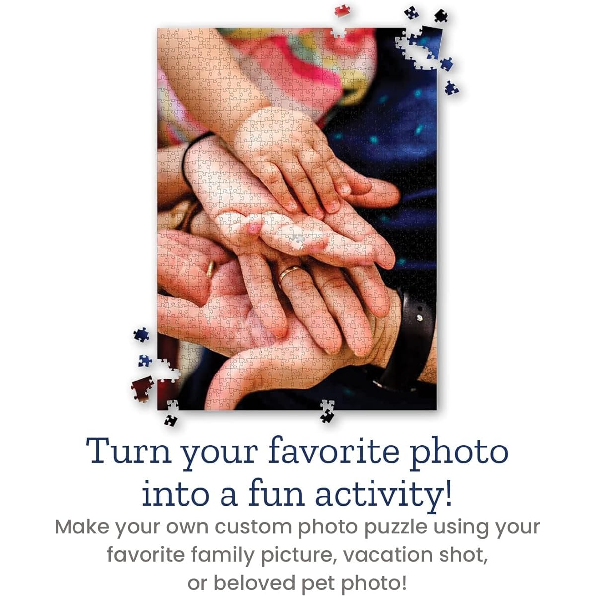 Photo personalized puzzle for Father's Day - 500 pieces - I See Me! (Vertical/Vertical)