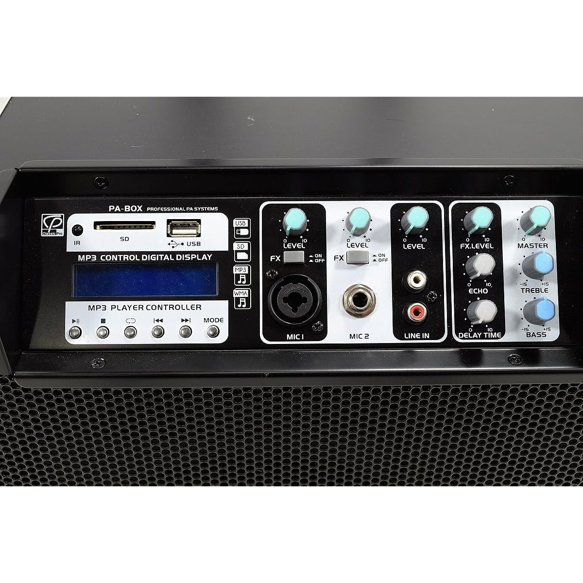 Classic Pro / PA-BOX Equipped with casters and handle Classic Pro Simple PA system
