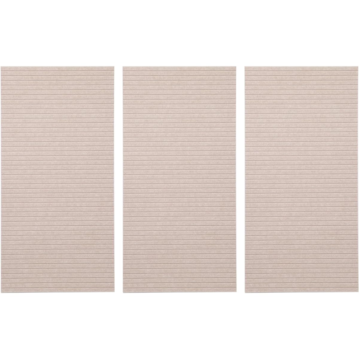 PATIKIL Art Acoustic Panels 47"x24" 3 Pack Self-Adhesive for Home Office Recording Studio Game Room Camel