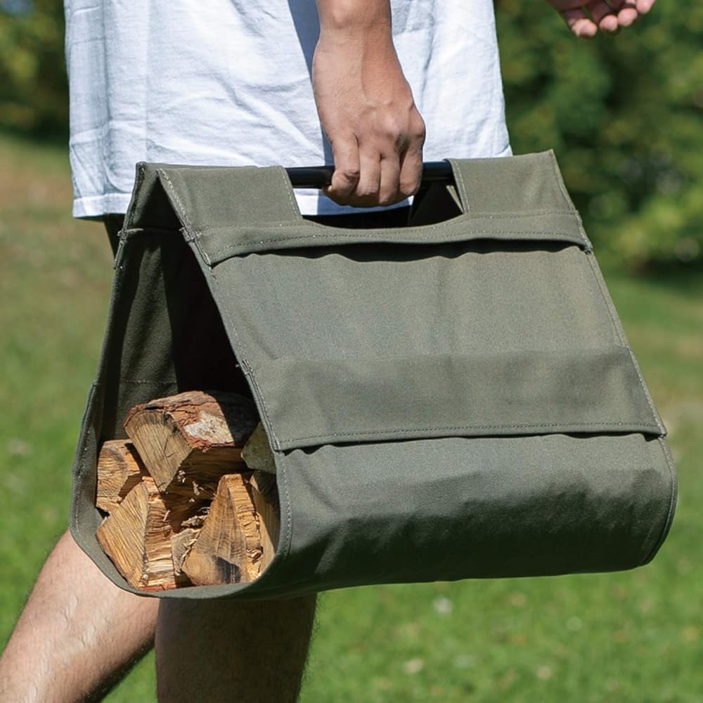 BUNDOK Firewood Carry Stand BD-904 Camping Bonfire Firewood Holder Stock Compact Storage