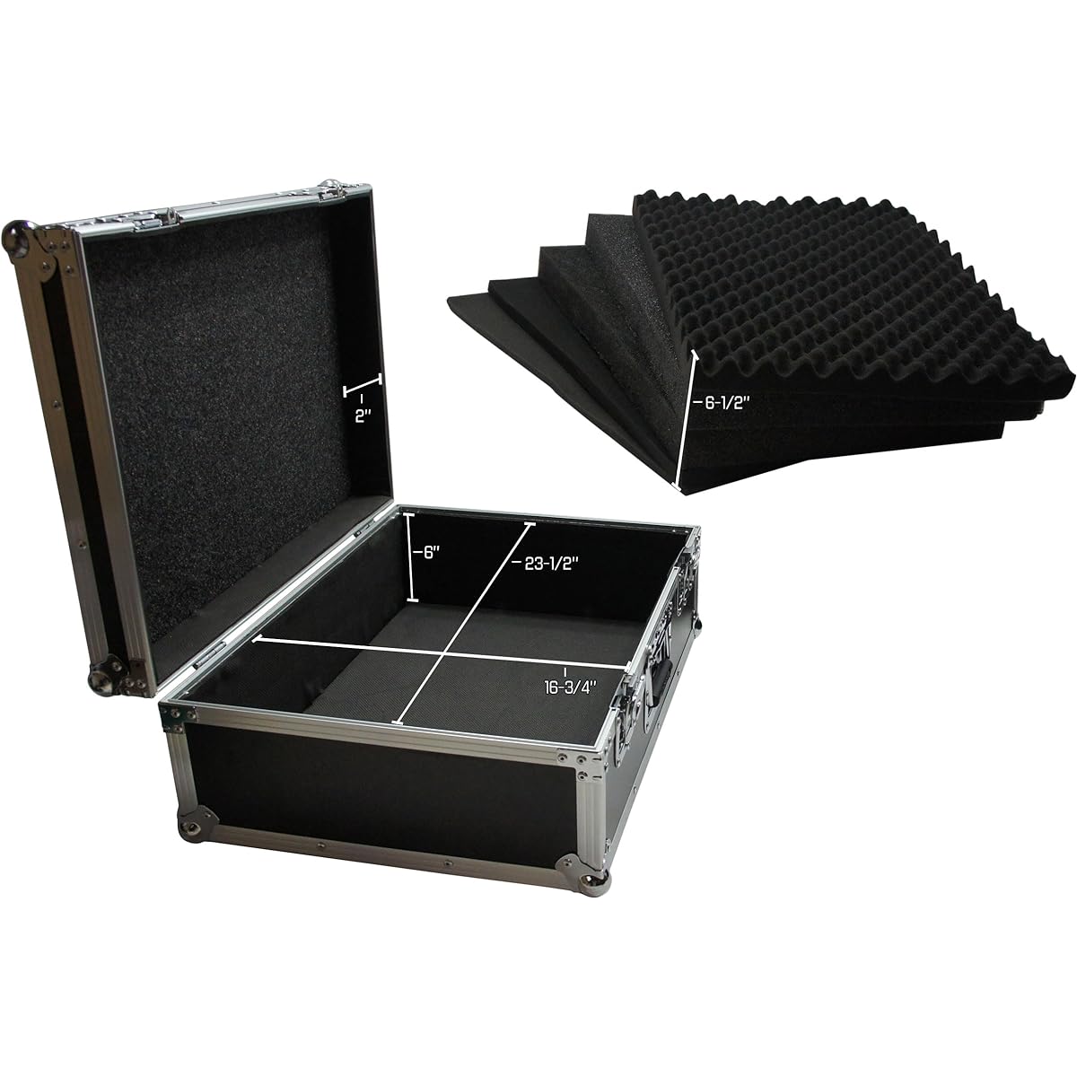 Harmony HCDRC Flight 23" x 16.5" x 7-3/4" Pick & Pluck Foam Utility Lock Case (V2)