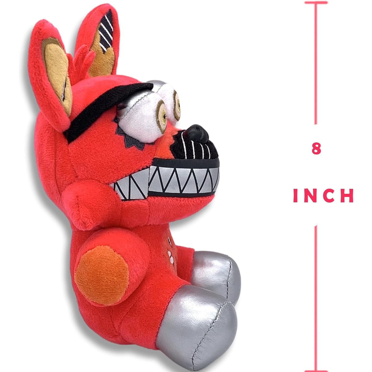 Milenzom Nightmare Foxy Plush Toy 8" Five Nights at Freddy Boy Girl Christmas Halloween Birthday Gift
