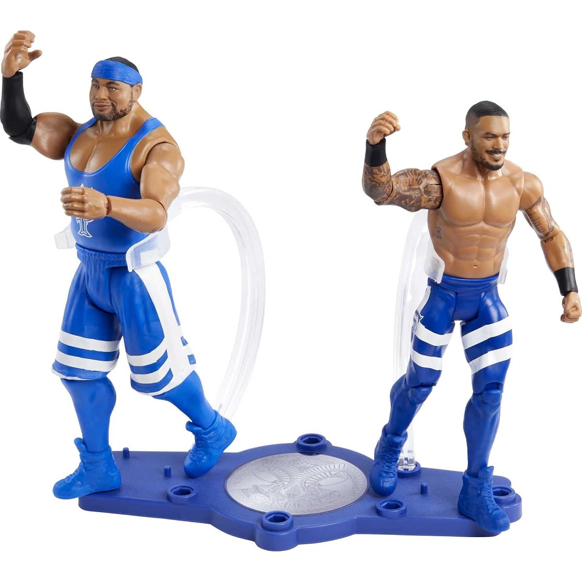 Mattel Angelo Dawkins & Montez Ford Championship Showdown Action Figures 2-Pack 6" Friday Night Smackdown Battle Pack Ages 6+