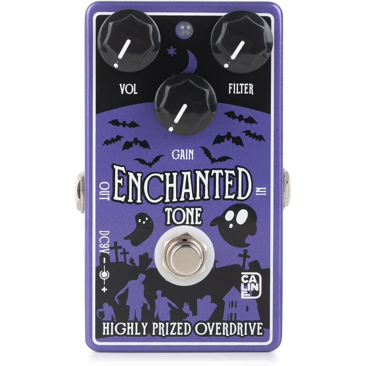 Caline CP-511 Enchanted Tone Overdrive Guitar Effect Pedal True Bypass Aluminum Alloy Case