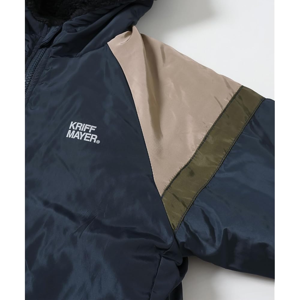 [Cliff Mayer] Reversible Hoodie Jacket, Boa, Nylon, Kids, Junior, Unisex