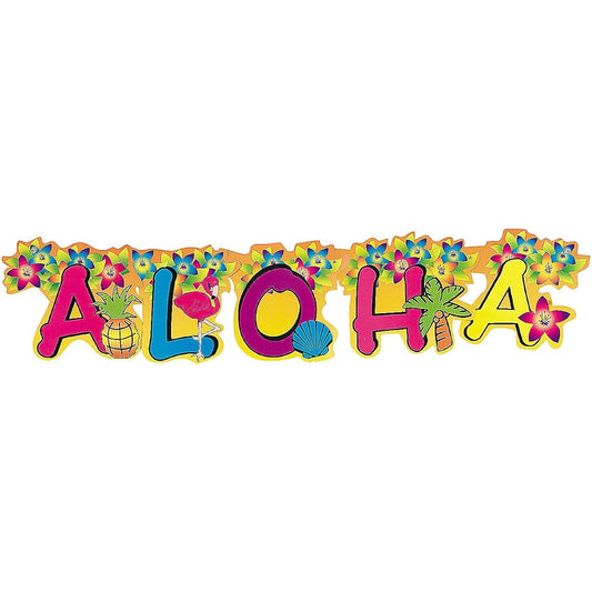 1 X Aloha Jointed Banner