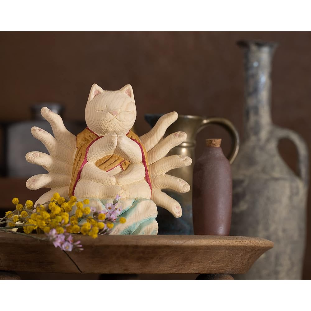 Cat Buddha Senju Kannon (guardian principal image of the year of the rat) Buddha shop Sakai prototype supervision_Twelve Zodiac guardian principal image Beckoning cat Maneki cat ornament (NB8 Senju)