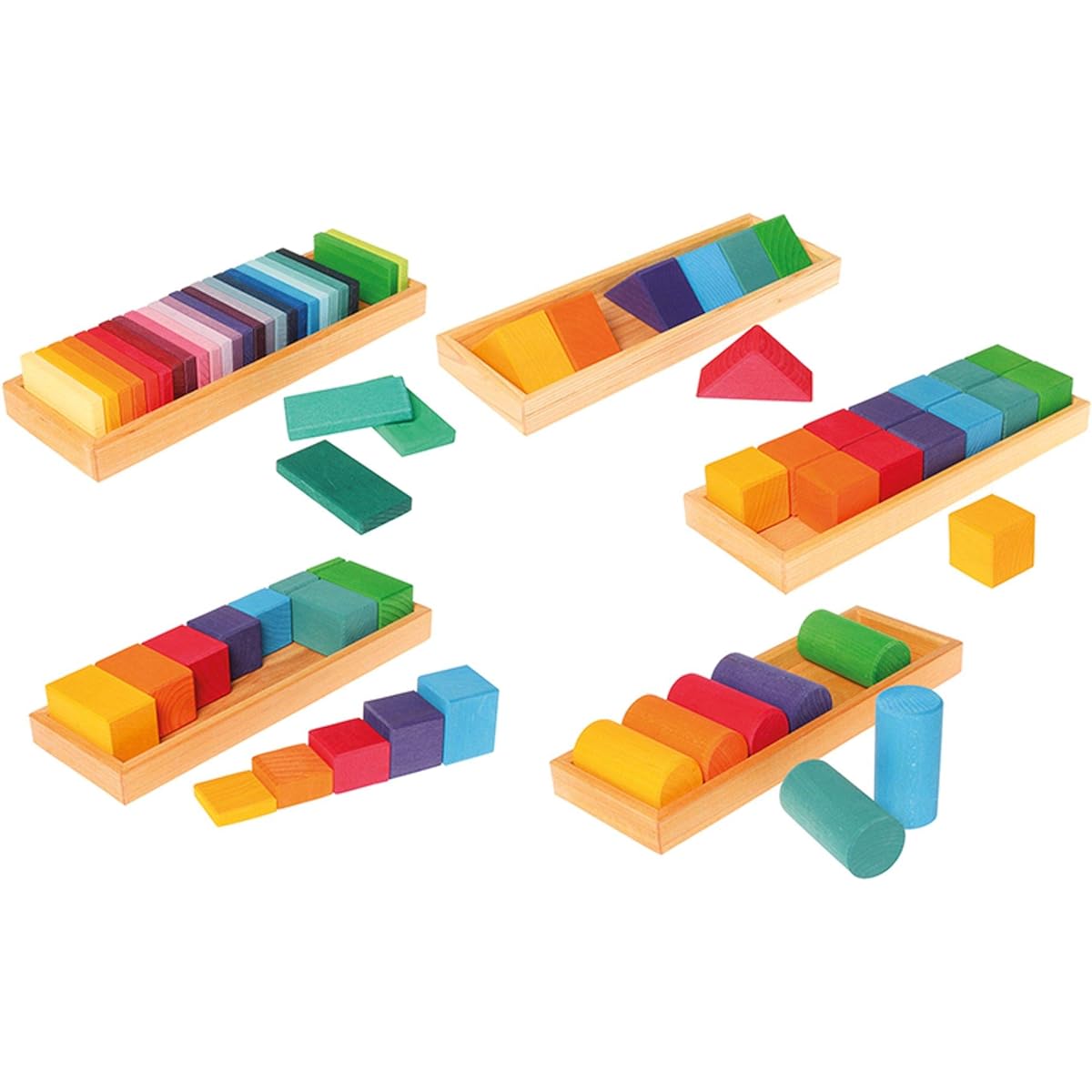 Grimms Building Blocks Building Set Color & Shape