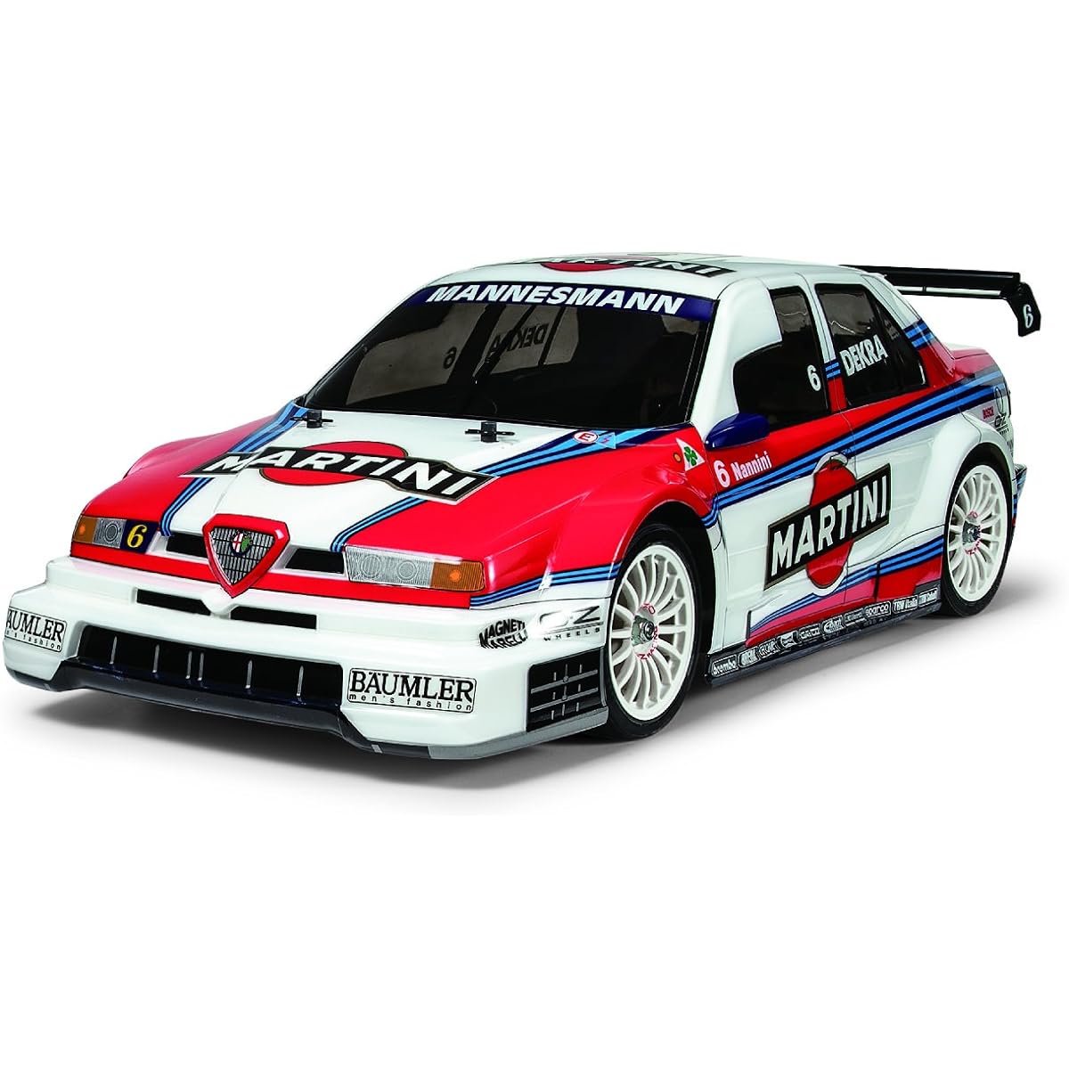 Tamiya 1/10 Electric RC Car Series No.606 Alfa Romeo 155 V6 TI Martini (TT-02 chassis) On-road 58606