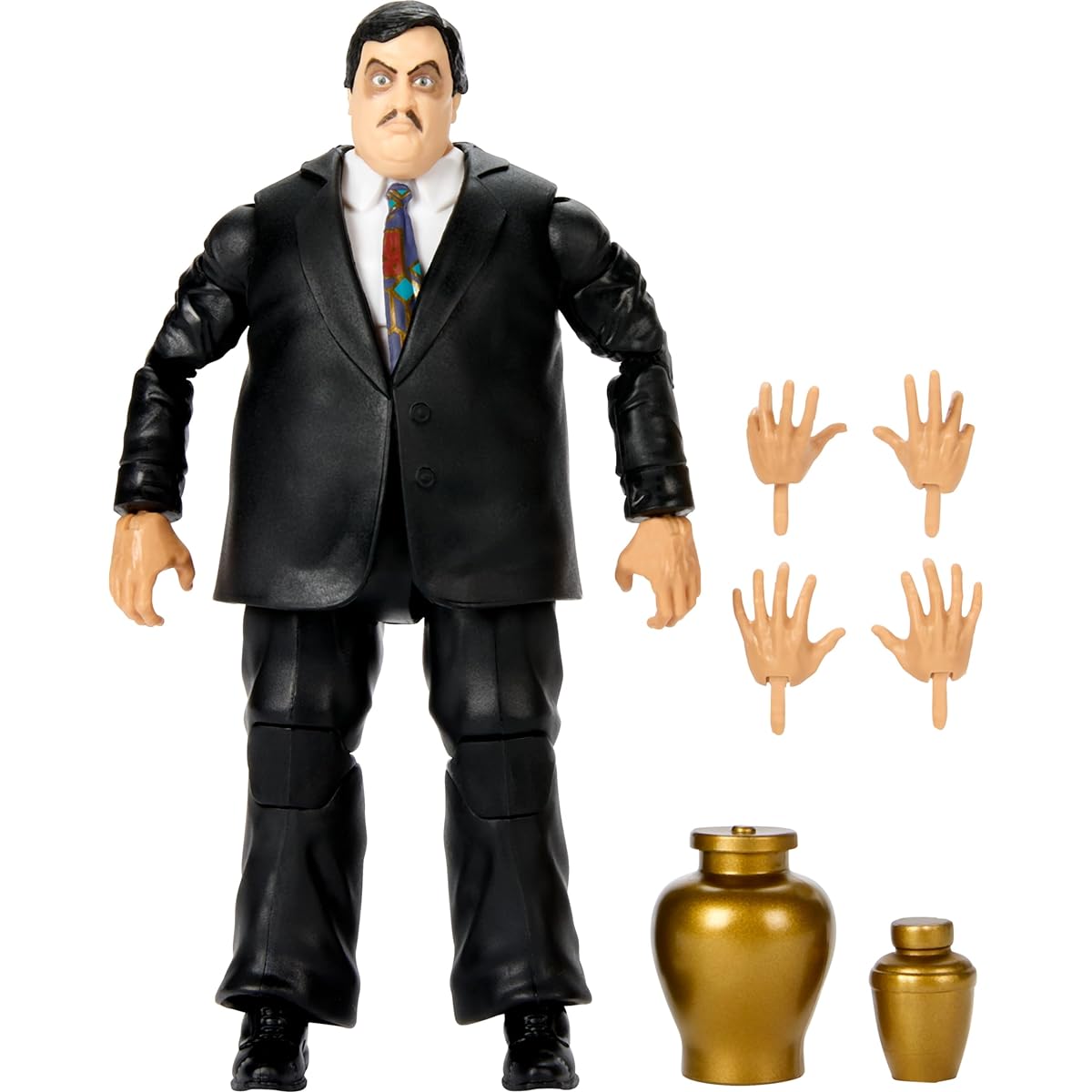 Mattel WWE Elite Action Figures & Accessories 6" Collectible Pallbearer with 25 Articulation Points, Lifelike Look, Interchangeable Hands, HTX34