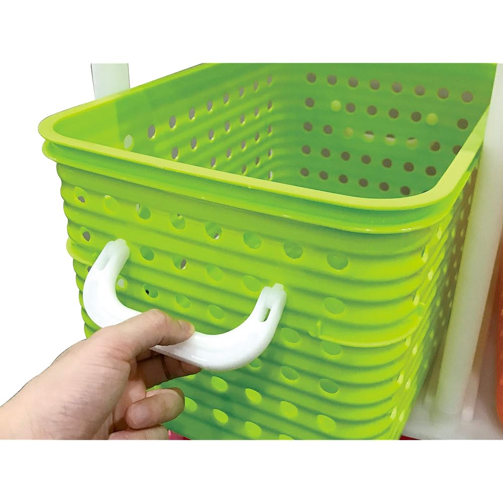 Izumi Kasei Storage NEW Slim Basket Rack with 4W Casters (66 x 44.5 x Height 69.8cm) 9353N