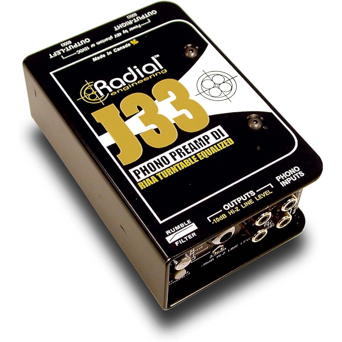 Radial DI box for turntable J33 [Domestic regular import product]