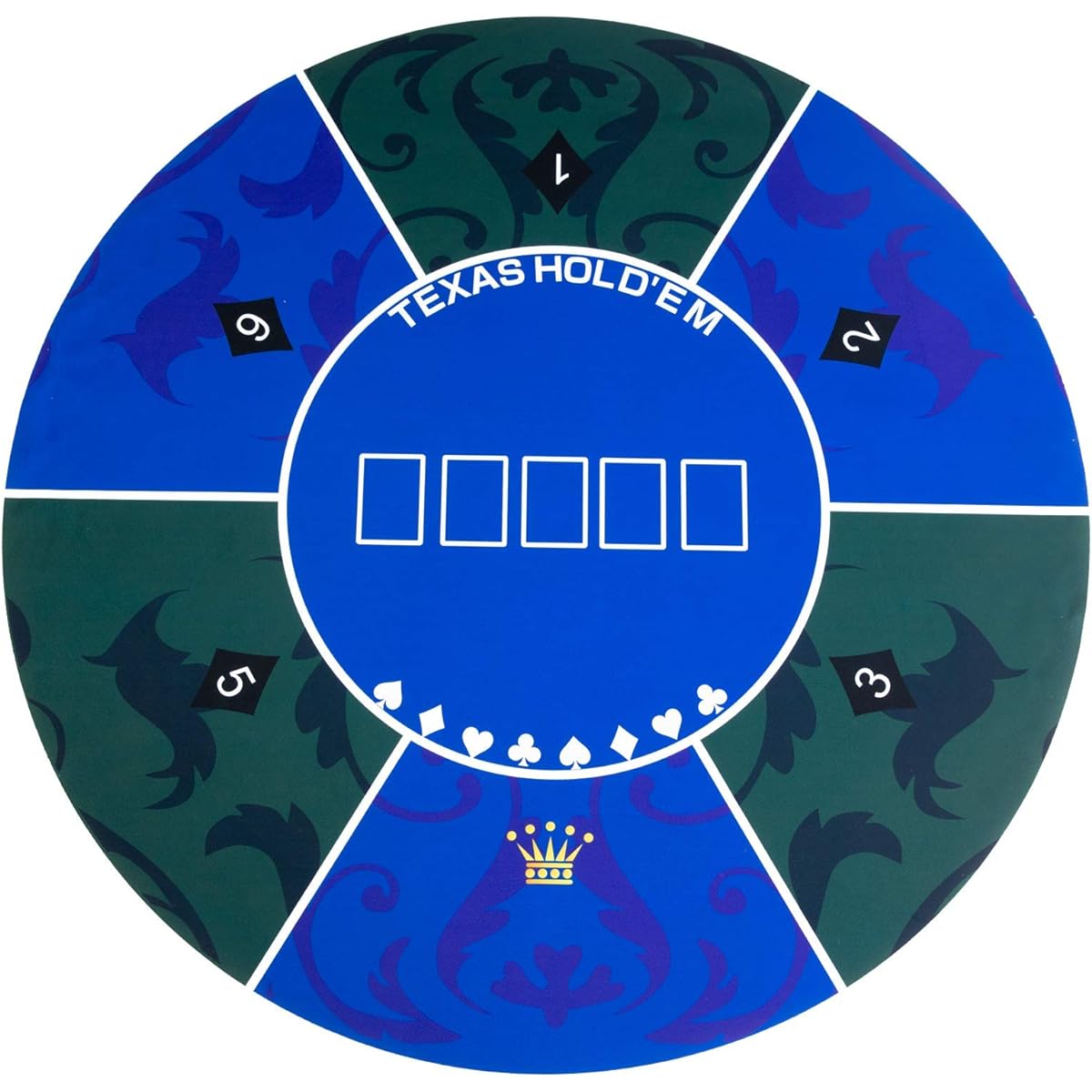 unhg 35 x 70 inch portable rubber foam poker table top layout poker mat