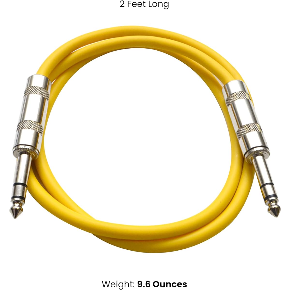 [Parallel import product] Seismic Audio SATRX-2BGORYP 6 inches Stage And Studio Patch Cable