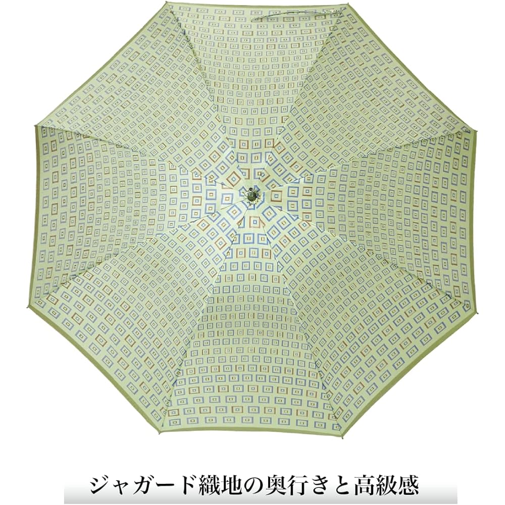 EDIFICANTE Men's Luxury Men's Umbrella, Long Umbrella, Umbrella, Parasol, Stylish, Business, Made in Japan, 8 Ribs, 65cm