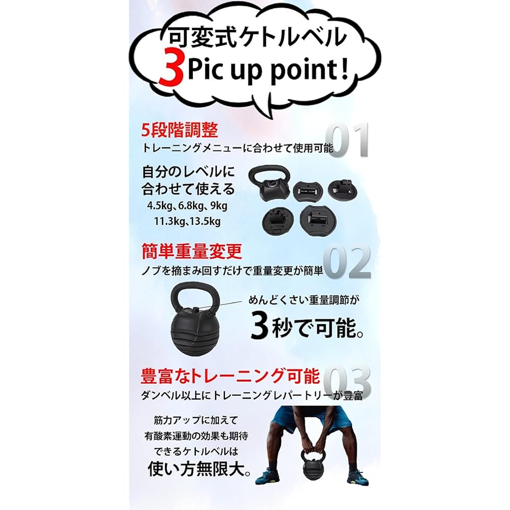 Fighting Road Variable Kettlebell 13.5kg Black