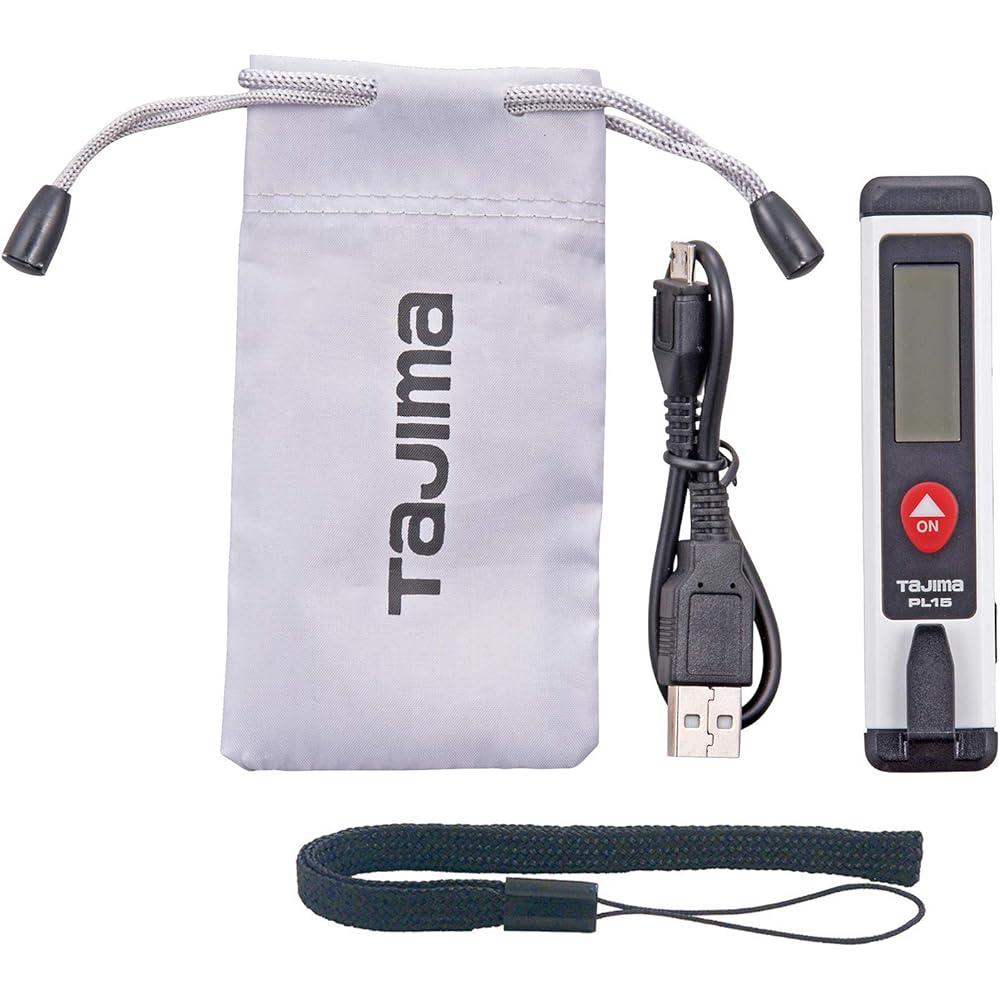 Tajima Laser Distance Meter White PL15