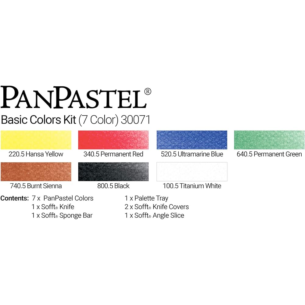 Panpastel 7 color set starter basic color 30071