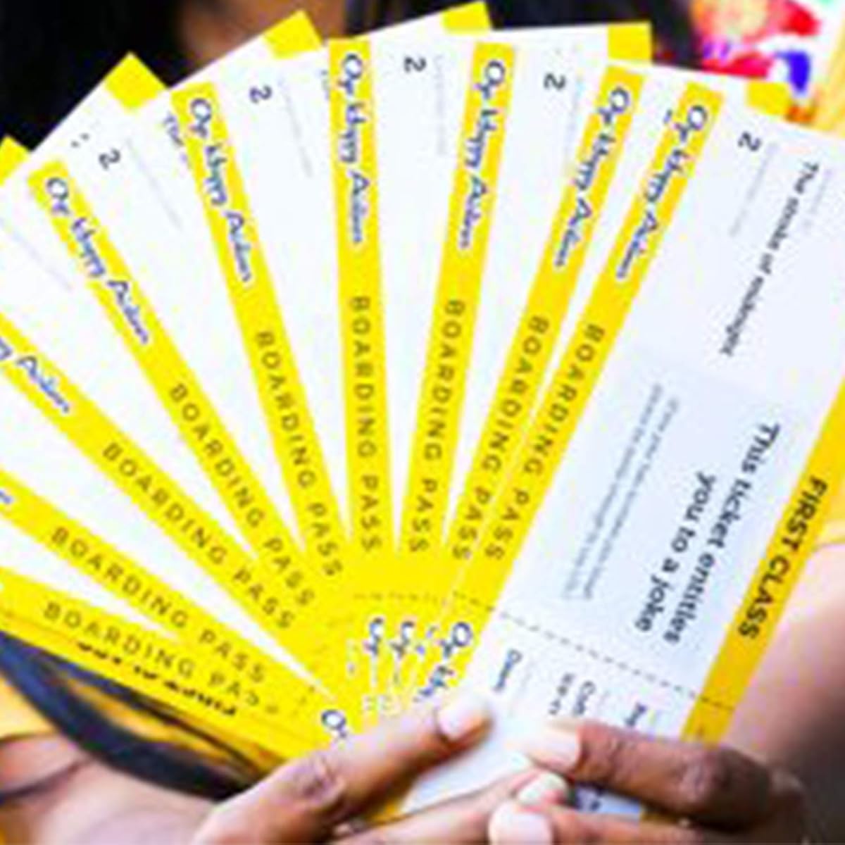 Oye Happy - Boarding Pass - Romantic Card for Girlfriend/Boyfriend/Husband/Wife Birthday/Anniversary Gift
