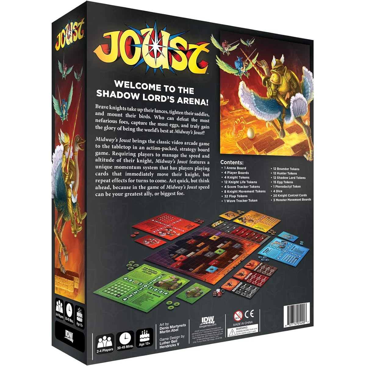 Midway's Joust Board Game