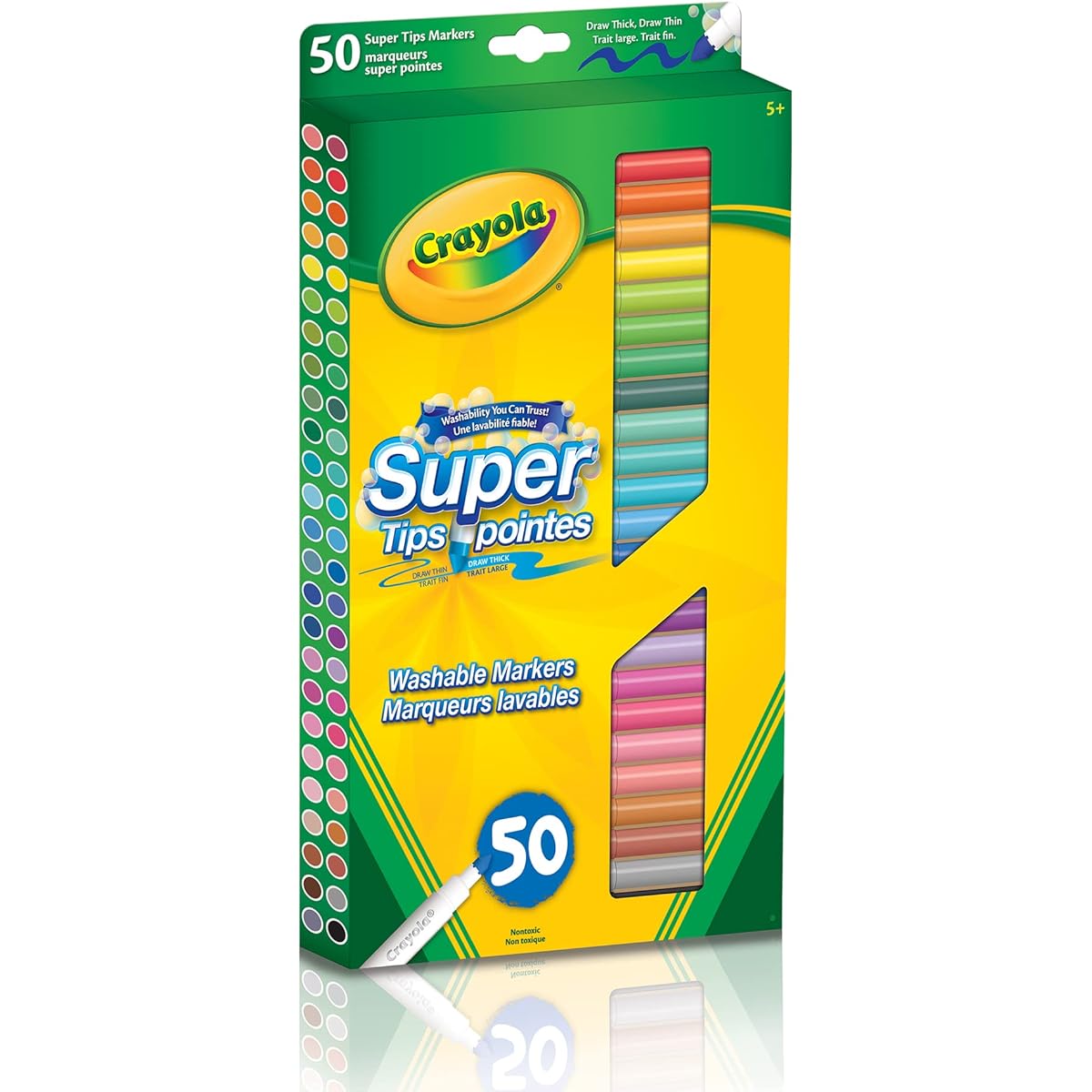 Crayola 50 Super Tip Washable Markers