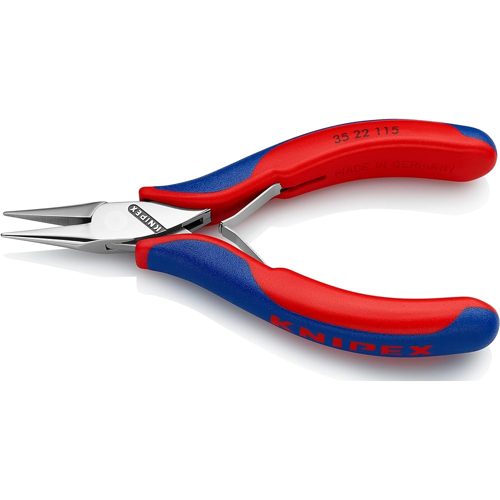 KNIPEX electronics pliers for precision assembly, total length 115mm 3522-115