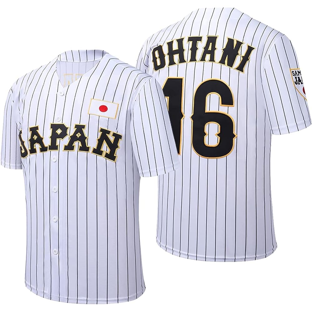 2023 WBC Replica Uniform Uniform Embroidery Samurai Japan Home Baseball Japan National Team Shohei Otani Darvish (1,M)