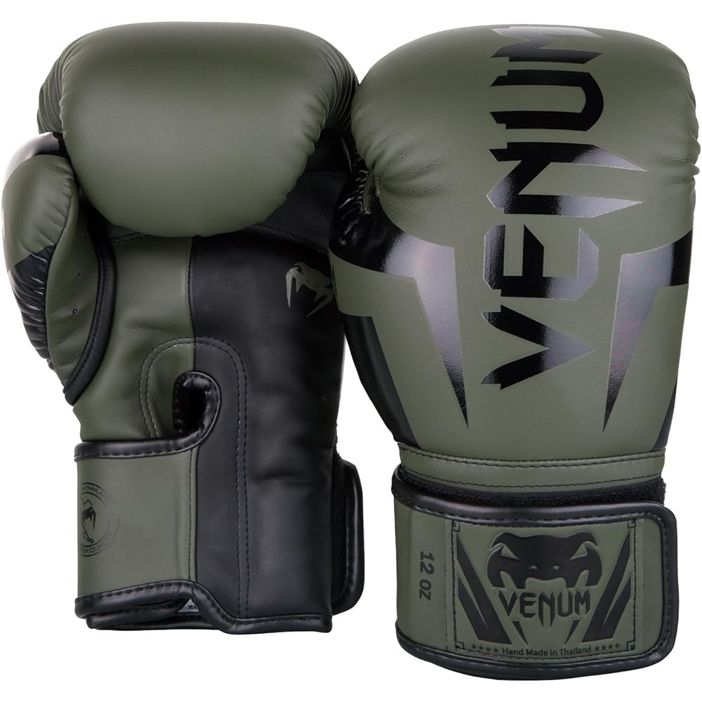VENUM Boxing Gloves Elite - Elite (Khaki/Black)